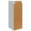 Wall Mounted Cabinet High Gloss White 33 x 34.5 x 90 cm Particleboard