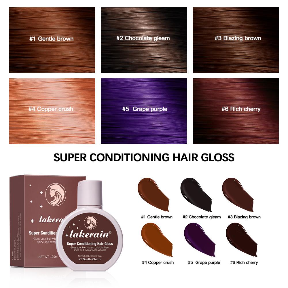 6 Colors Hair Care Oil with Color Effect, Long-lasting Color Hair Care Oil for All Hair Types
