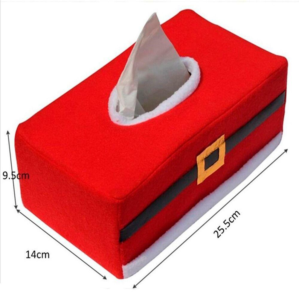 Case Ornaments Home Decoration Table Decor Napkin Holder Tissue Box Cover Christmas Decorations
