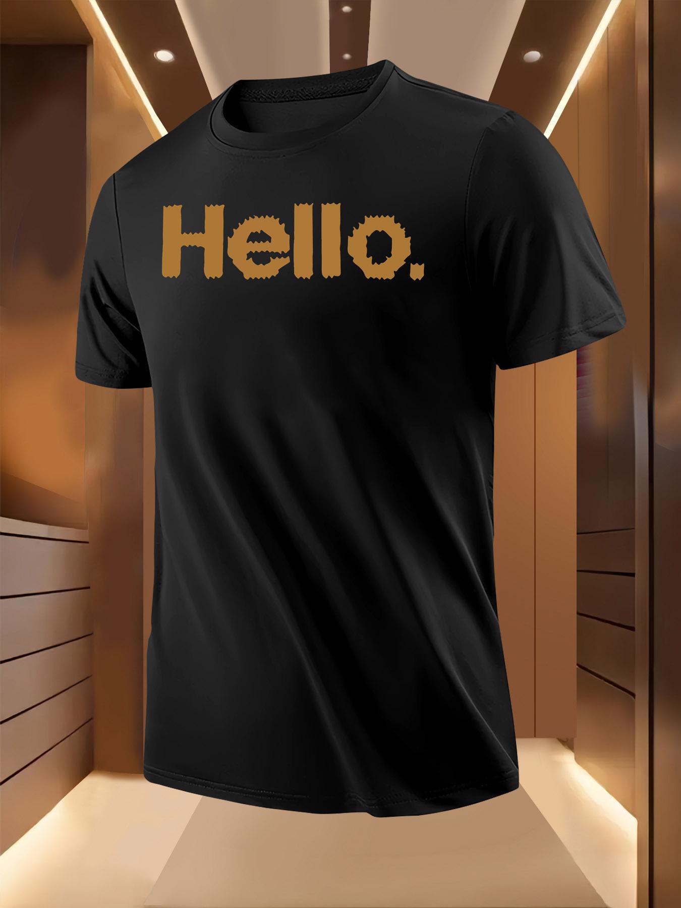 Tshirt - Lightweight Breathable Summer Tee with Bold  Hel... XXXXL