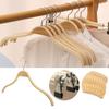 Wood Coat Hangers Non-Slip Design Clothing Hanging Rack Trousers Skirt Drying Hangers Coats Jackets Clothes Display 40cm 10 Pcs