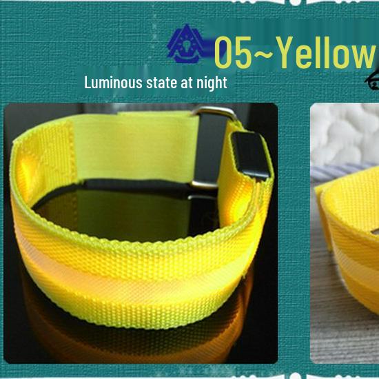 LED Reflective Safety Wristband for Night Sports and Events