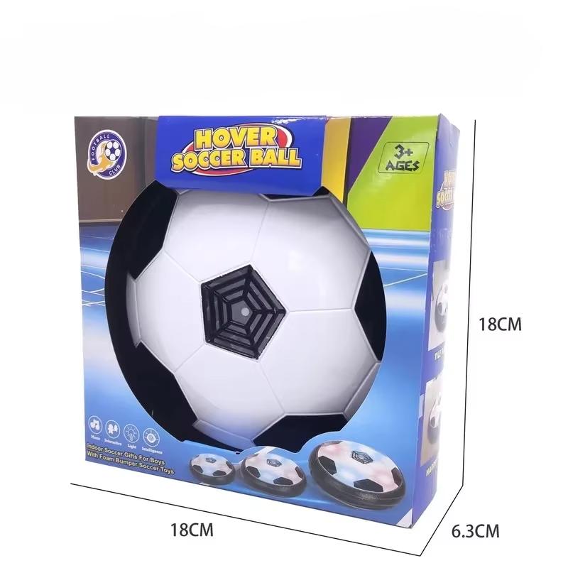 

LED Hover Soccer Ball with Foam Bumper Football Toy Air Power Training Ball Musical Battery Powered Gifts Birthday Gifts for Kid