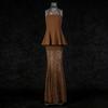 Vietnam Fashion Suit Early Sexy Tube Top Perspective Lace Fishtail Long Dress Two-piece Set