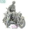 Sol Modell Zweiter Weltkrieg Deutscher Feld-Militärpolizist auf einem KS750 Militärmotorrad Sol 3D-Drucker-Bausatz MM901 1/35 (für Modelle) (Menschen)