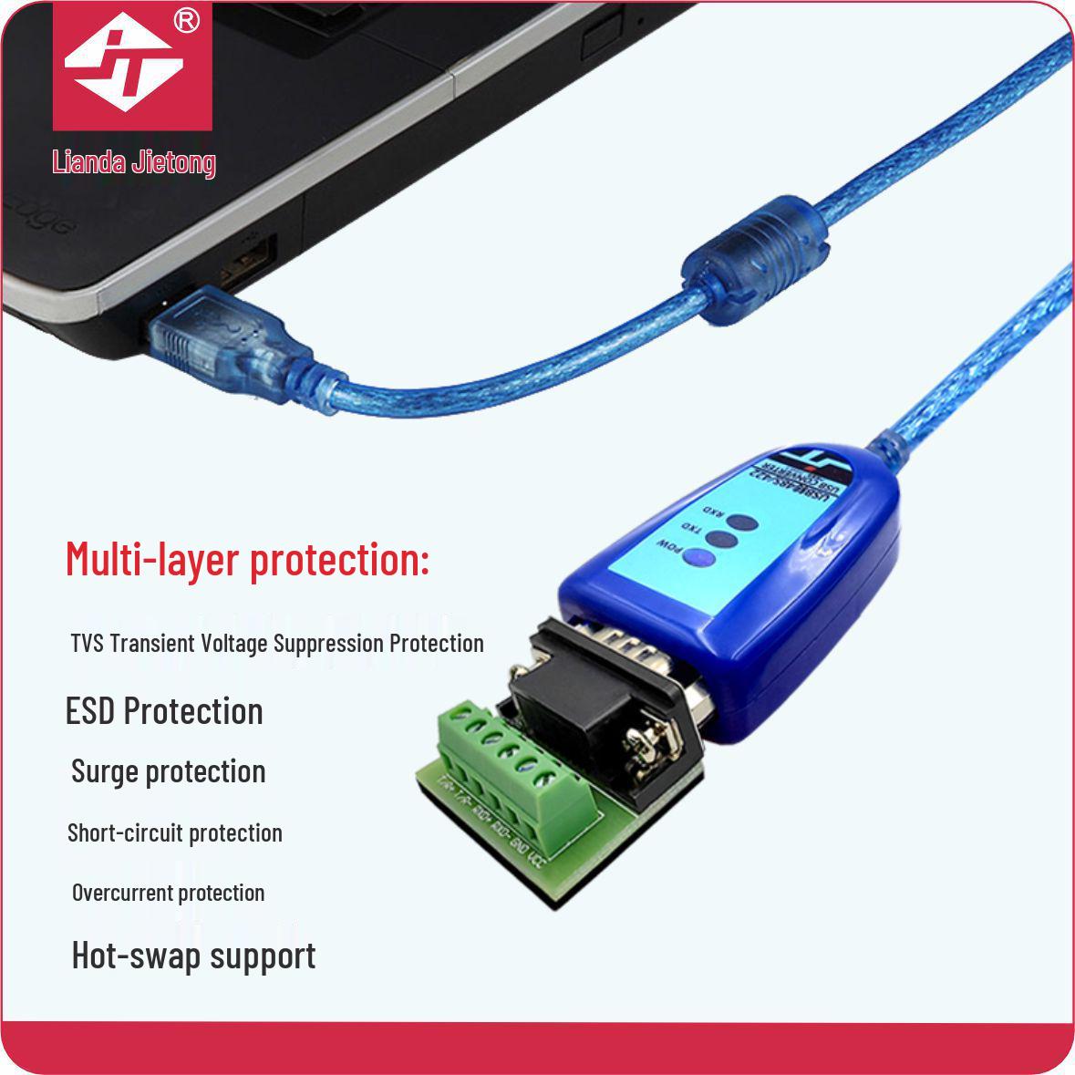 Lianda Jietong Industrial USB to RS485/422 Converter Cable