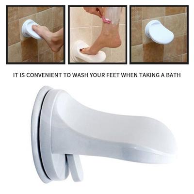 Bathroom Shower Foot Rest Shaving Leg Step Aid Grip Holder Pedal Step Suction Cup Non Slip Foot Pedal Wash Feet
