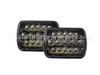 7-Inch Square Headlight for Jeep Wrangler - Black/Silver Options, Fits 5x7 and 6x7 Models, Modified Car Accessory