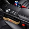 Organizador de Asiento de Coche Relleno para Huecos Portavasos Caja de Almacenamiento para Ranuras del Asiento Accesorios Para Nissan Nismo X-trail Qashqai Leaf Tiida GTR