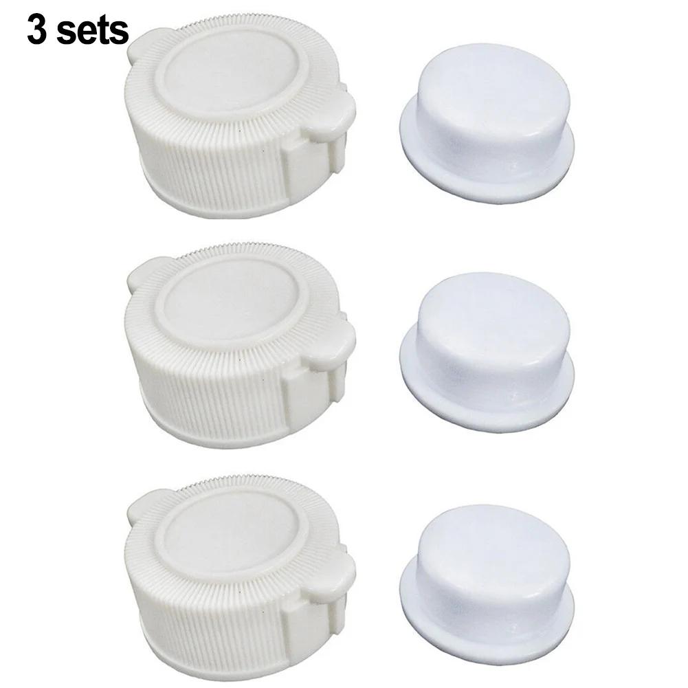 1/3 Sets Exhaust Valve Cap & Plug For Intex 10043 & 10044 For Above Ground Pool Replacement Part Plug Exhaust Valve Cap And Plug