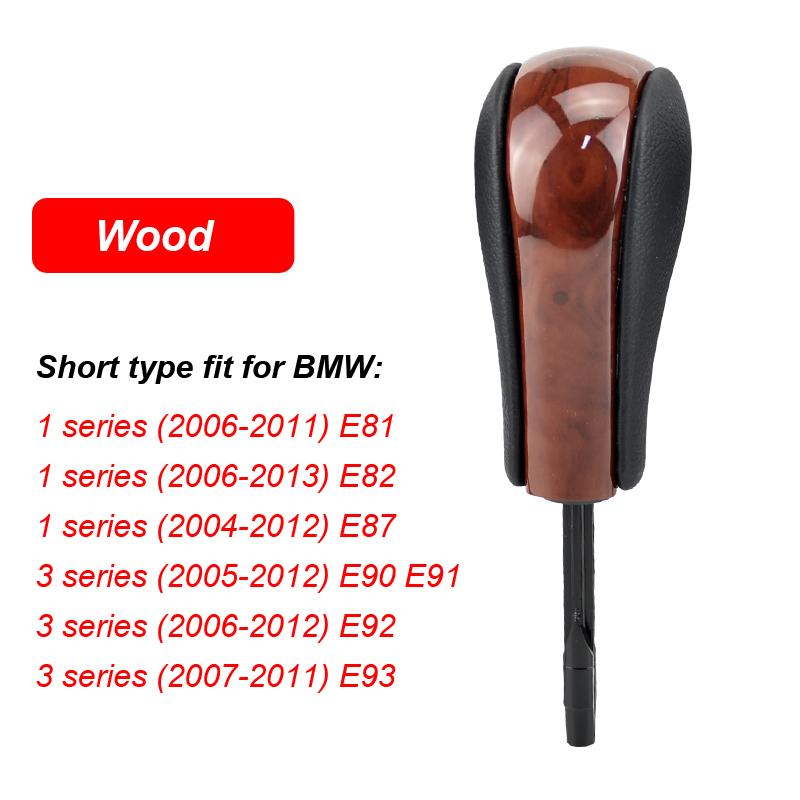 Fit For E36(97-99) E38 E39 E46 Z4 Z3 E53 X5 X3 E60 E61 Automatic AT Short Long Gear Stick Car Shift Gear Knob