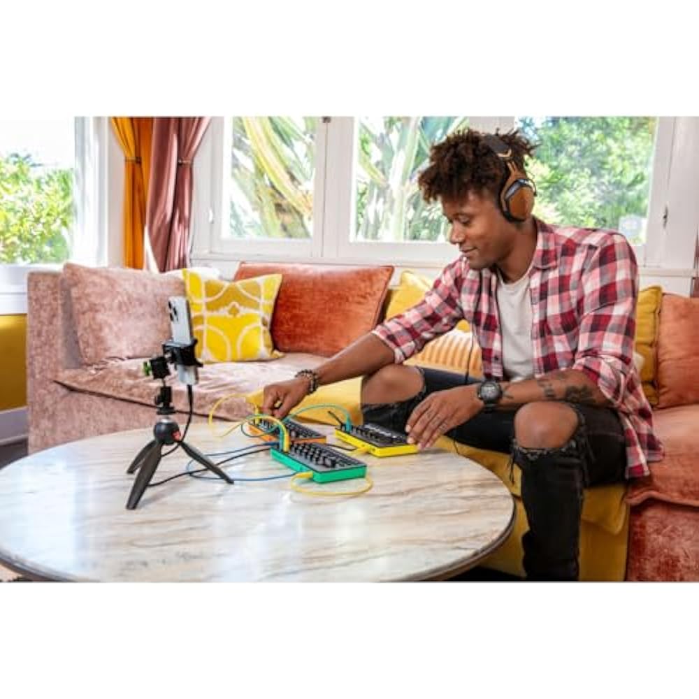 Roland Roland AiraCompact Creative Sampler P-6 Granular Sound Sequencer with Built-in Mic, USB-C ...