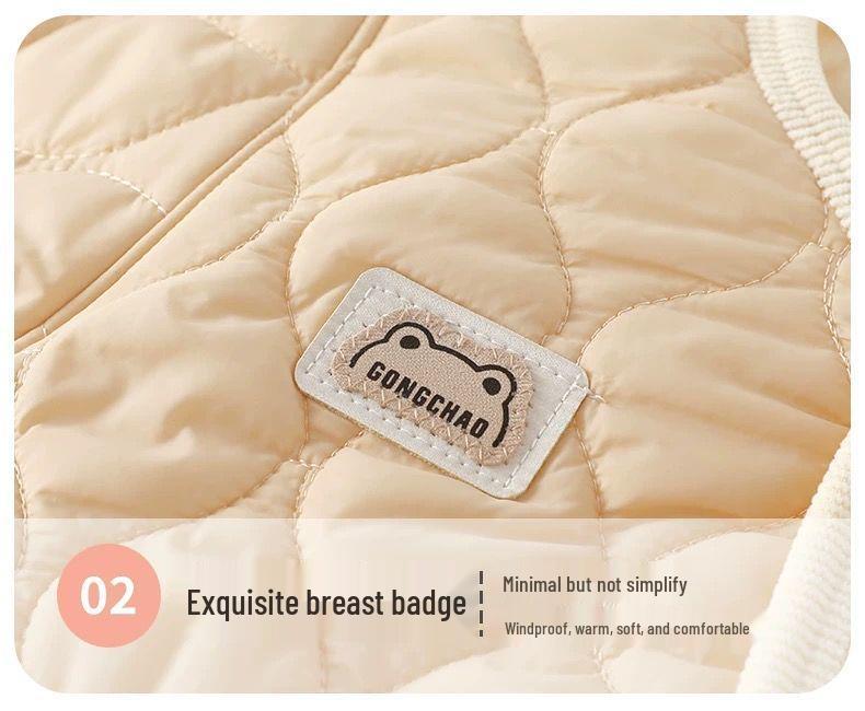 Infant Winter Cotton Jacket - Plush Velvet Lined, Warm Padded, for Autumn & Winter