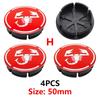for Fiat 500 500X Marea Multipla Punto CBZR Scorpion Ducato Goods StylingCar 4pcs 50mm 60mm  Wheel Center Hub Caps Fiat Emblem Badge
