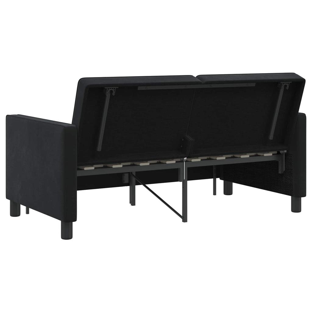 Black Fabric Sofa Bed