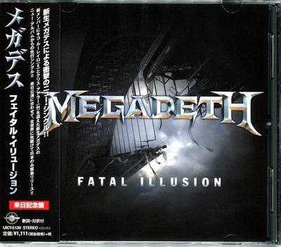 CD MEGADETH - Fatal Illusion UICY5130 Tradecraft, T-B 2015 Japan Rock Used
