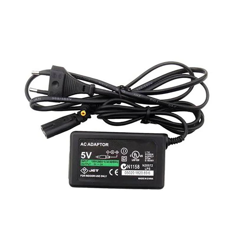 Accesorios para Videojuegos Adaptador de CA de 5 V Cargador de Pared para el Hogar Fuente de Alimentación de Carga para Consola Sony PSP 1000/2000/3000 Cargador con Enchufe UE/EE. UU.