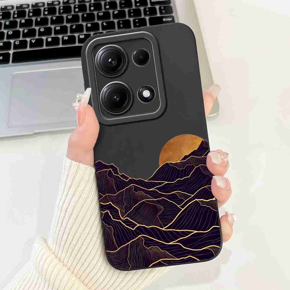 Simple Silicone Case For Redmi Note14S 4G Cute Panda Rabbit Shockproof Back Cover Note14 For Xiaomi Redmi Note 14 14S Cases