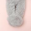 Faux Fur Plush Student Gift Windproof Fur Ball Cross Scarf Neckerchief Plush Scarfs Warm Bib