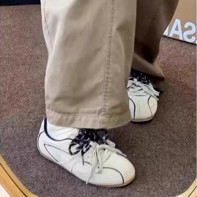 Niche Forrest Gump Training Shoes Women's Spring 2025 New Inner Height Increase Retro Versatile Flat-bottomed Casual Sports Shoes