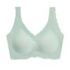 Wave Pattern U-shaped One Piece Underwear for Women Gathered with Jelly Glue Seamless Back and Steel Ring Bra