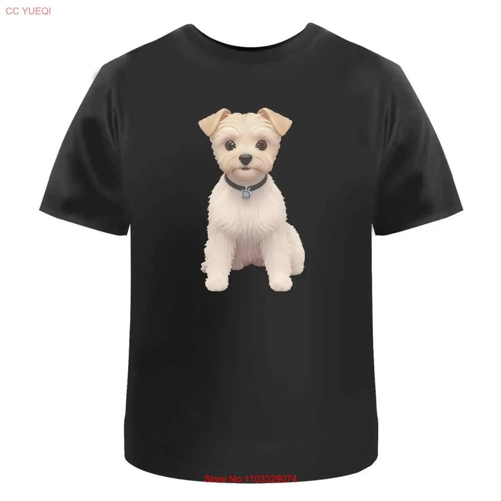 Terrier Dog T Shirt 100 Cotton S 2XL TA044697 Vintage Washed Comfortable Homme Top For Everyday Wear Versatile Casual