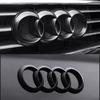 ABS Four Ring For 4JHGE A3 A4 A5 A6 A7 A8 Q3 Q5 Q7 Q8 Car Accessories Car Logo Cover Front Grille Badge Rear Trunk Emblem Decal
