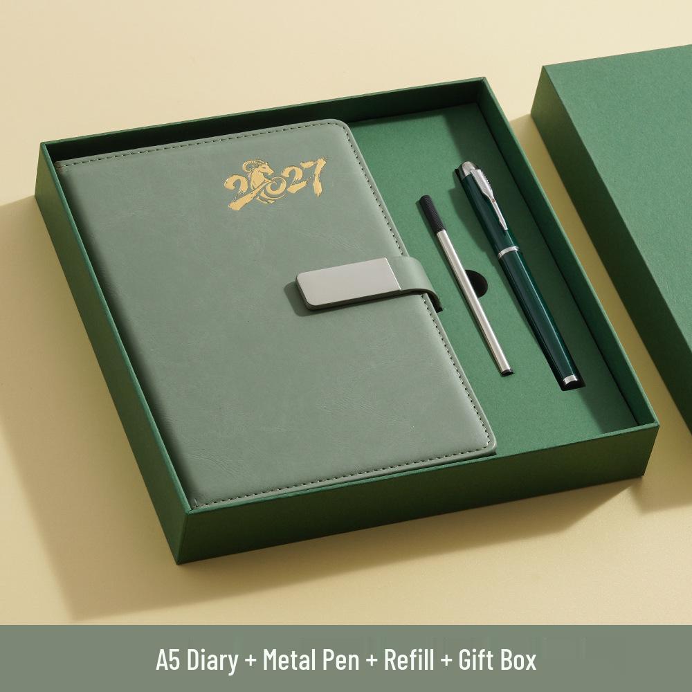 2027 Premium Time Management Notebook Set with Customized Logo