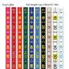 51in Fishing Tape Measure Adhesive Ruler Portable Fish Measurement Tool for Anglers Waterproof Soft Fish Measuring Tape