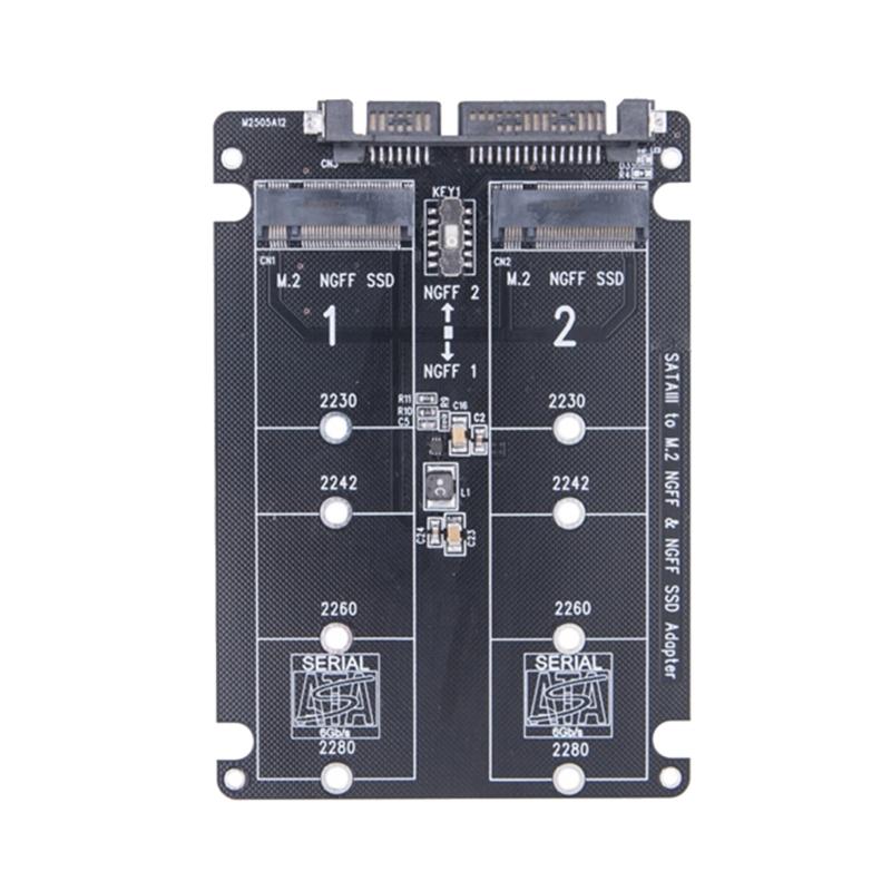 Convert M.2 NGFF SSD To SATA Adapter Expand Storage Capacity and Improve Data Transfer Efficiency (Not for NVMe M Key)