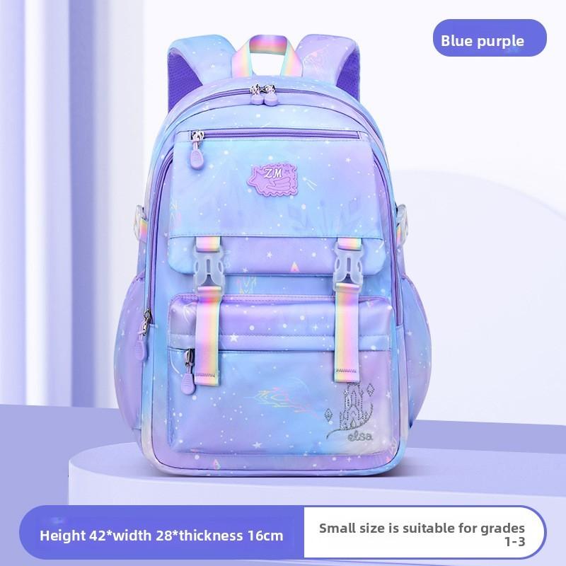 Baby Kids Backpack For Elementary School Girls With Lightweight Nylon And Gradient Design For School Use