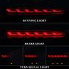 Für Tesla Model 3 Model Y 2018     2023 LED-Heckstoßstangen-Reflektor 3 Funktionen Bremslicht Dynamischer Blinker