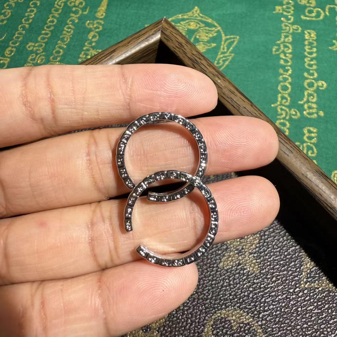 Thai Buddhist Ten Thousand Laws Ring: Authentic Temple Blessing with Good Fortune Taixinyuan