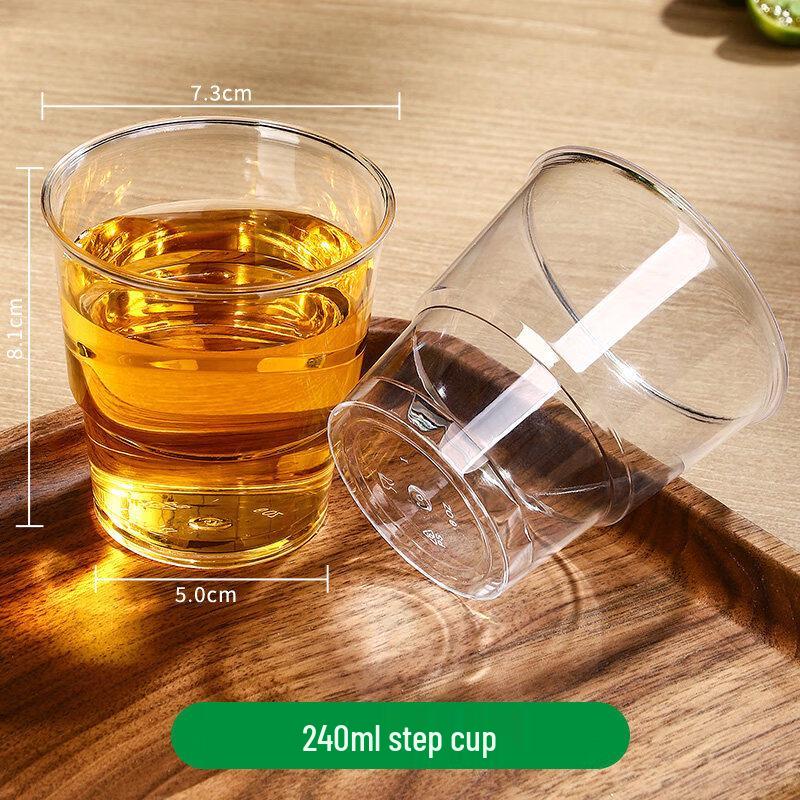 Chixing Disposable Thickened Hard Plastic Beverage & Tea Cups