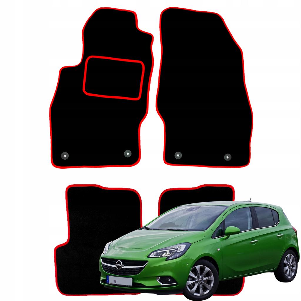 Opel Corsa E Dywaniki Welurowe Do Auta 2014-2019 R