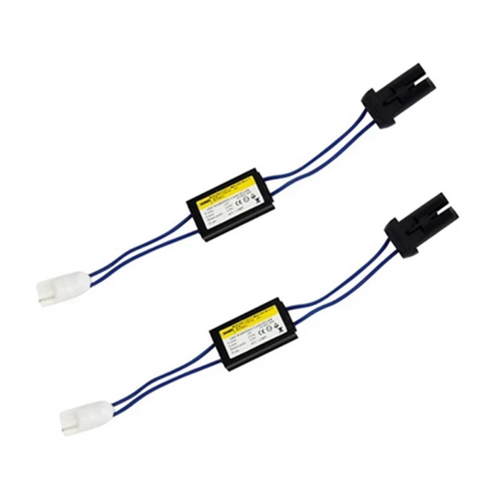 2pcs T10 Canbus Cable 12V LED Warning Canceller Decoder 501 T10 T15 W5W 194 Car Lights NO Error Canbus LED Load Resistor