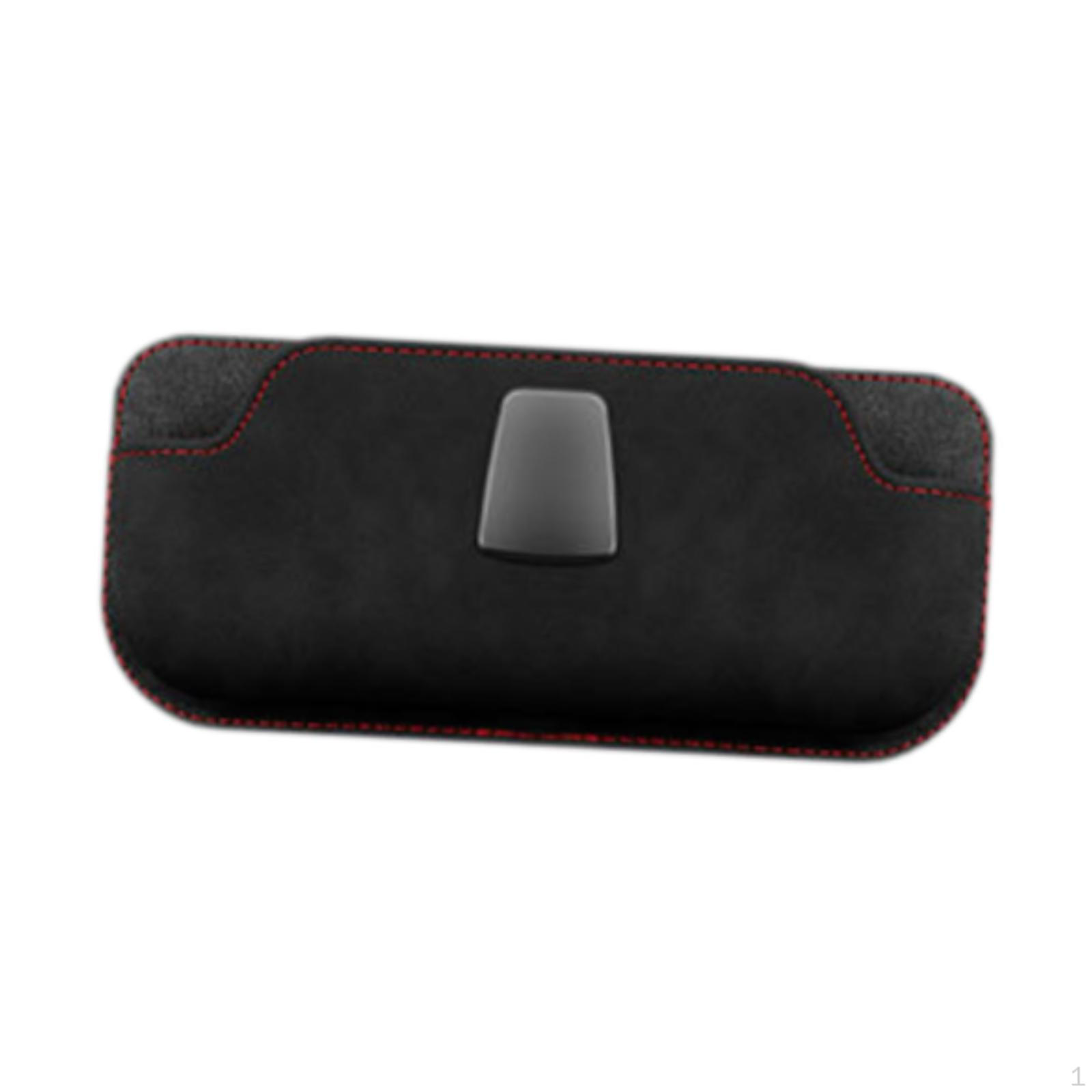 

Автомобильный держатель для солнцезащитных очков, органайзер для автомобильных очков, удобный, многофункциональный, экономящий место, легкий чёрный