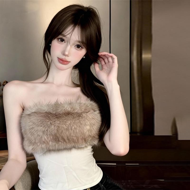 Sexy High Waist Short Style Crop Top Zipper Ba Design Splice Bustier Tank Top Breathable Ort Length Pure Color Casual Wear Women