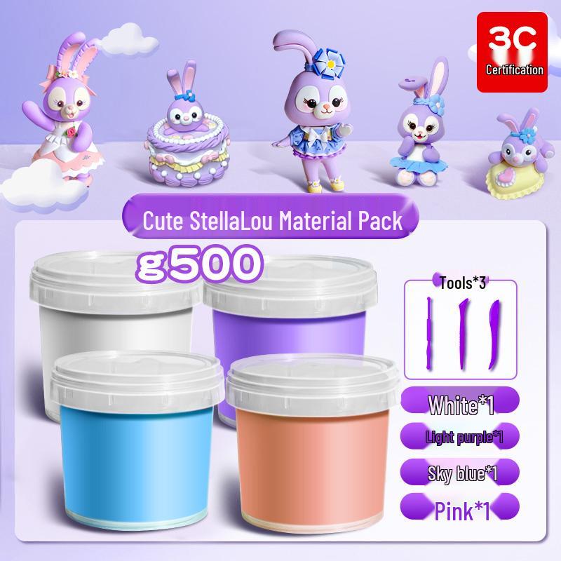 500-Pack Lightweight Color Clay: 24 Non-Toxic, Lead-Free Colors for Kindergarten DIY Play