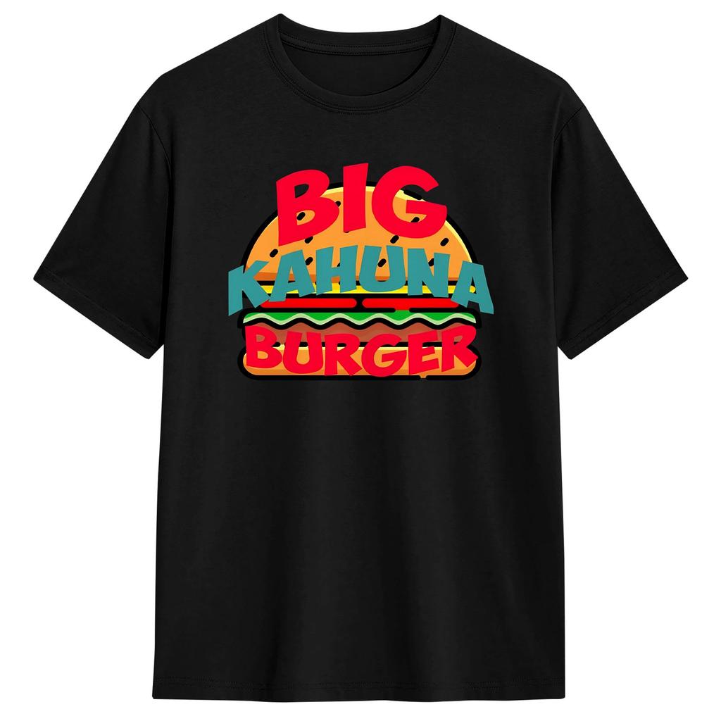 Maglietta Divertente The Big Kahuna Burger Unisex Cotone Manica Corta Girocollo Top Estivi Camicie