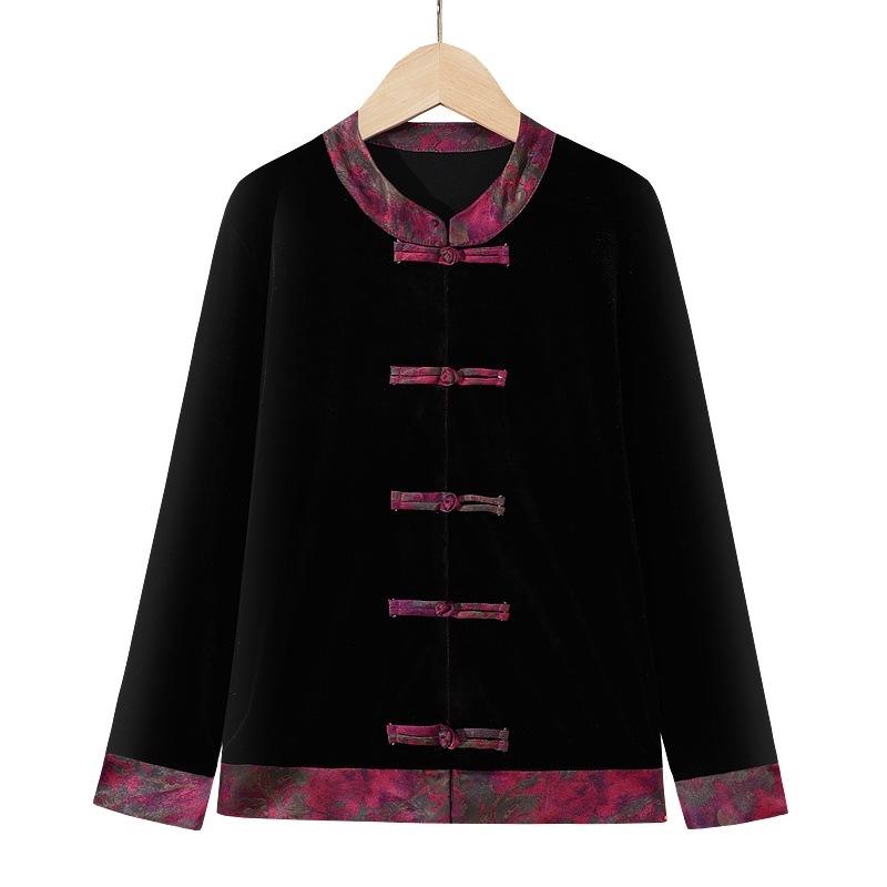 

Elegant Autumn Two-Piece Suit for Stylish Middle-Aged & Elderly Women 2XL (115-125 jin)