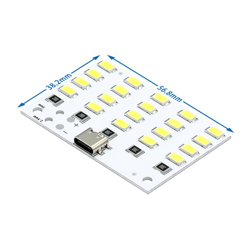 1 szt. wysokiej jakości 5730 smd 5V 430mA~470mA Biały panel oświetleniowy LED Mirco Usb 5730 Światło USB mobilne Światło awaryjne lampka nocna