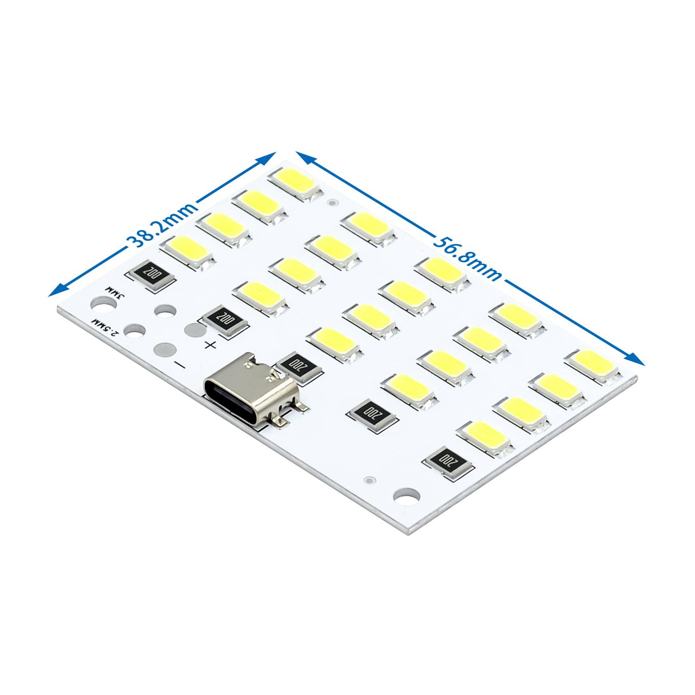 

1 шт. высококачественная 5730 smd 5 В 430 мА~470 мА Белый Mirco USB 5730 светодиодная панель USB мобильный свет Аварийный свет ночник