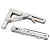 Foldable Stainless Steel Wall Mount Shelf Bracket (Pair)