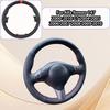 Kratzfeste Mikrofaser-Leder-Autolenkradabdeckung Für Alfa Romeo 147 2000-2010 GT 2004 2005 2006 2007 2008 2009 2010
