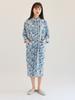 Montis Sun Pocket Long Shirt Dress Blue