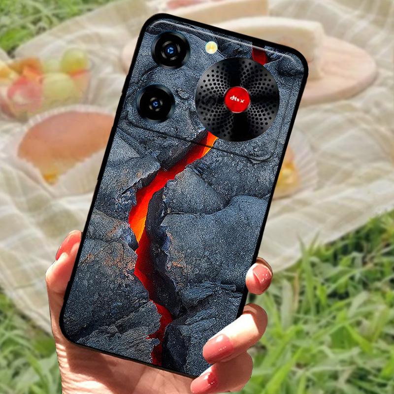 Per ZTE Nubia Custodia Musica Antiurto TPU Silicone Nero Paraurti Cover Per ZTE Nubia Custodie Telefono Musica Carina Cover Posteriore Fundas Capa