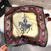Fashion Square Fashion Foreign Style Small Silk Scarf Women'S Headband Decorative Scarf Dual-Purpose Small Square Scarf New Scarf