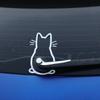 Car Windshield Wiper Sticker Cute Small Cat Back Shadow Pattern Decoration Decal Car Truck Body Styling Modification Vinyl Decal