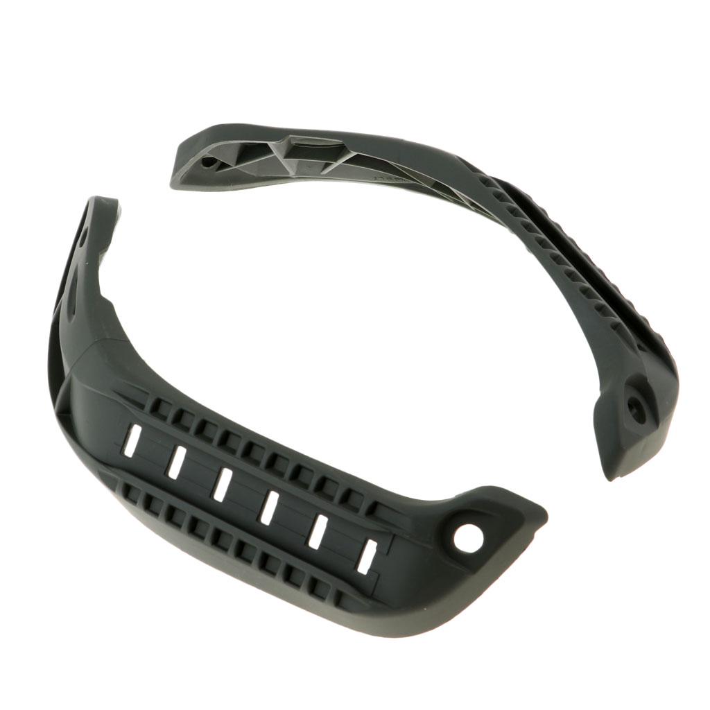 MICH Helmet Side Rails for Flashlight Camera Attachments, With Mounting Kit армия зеленый